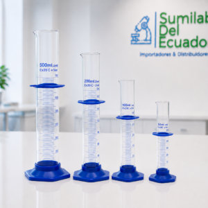 Probeta Plástica Azul