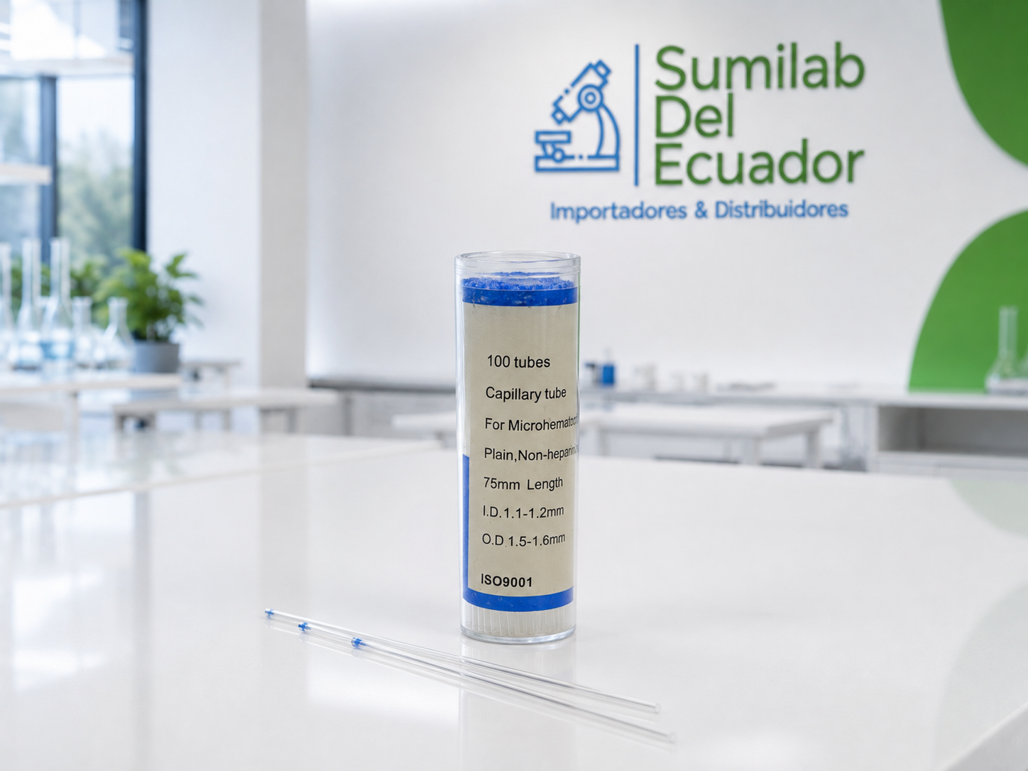 Tubo Capilar Azul