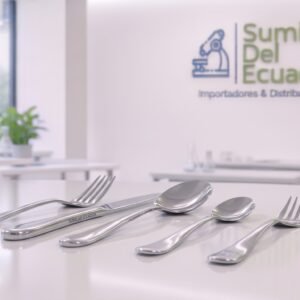 Set de cubiertos de acero inoxidable