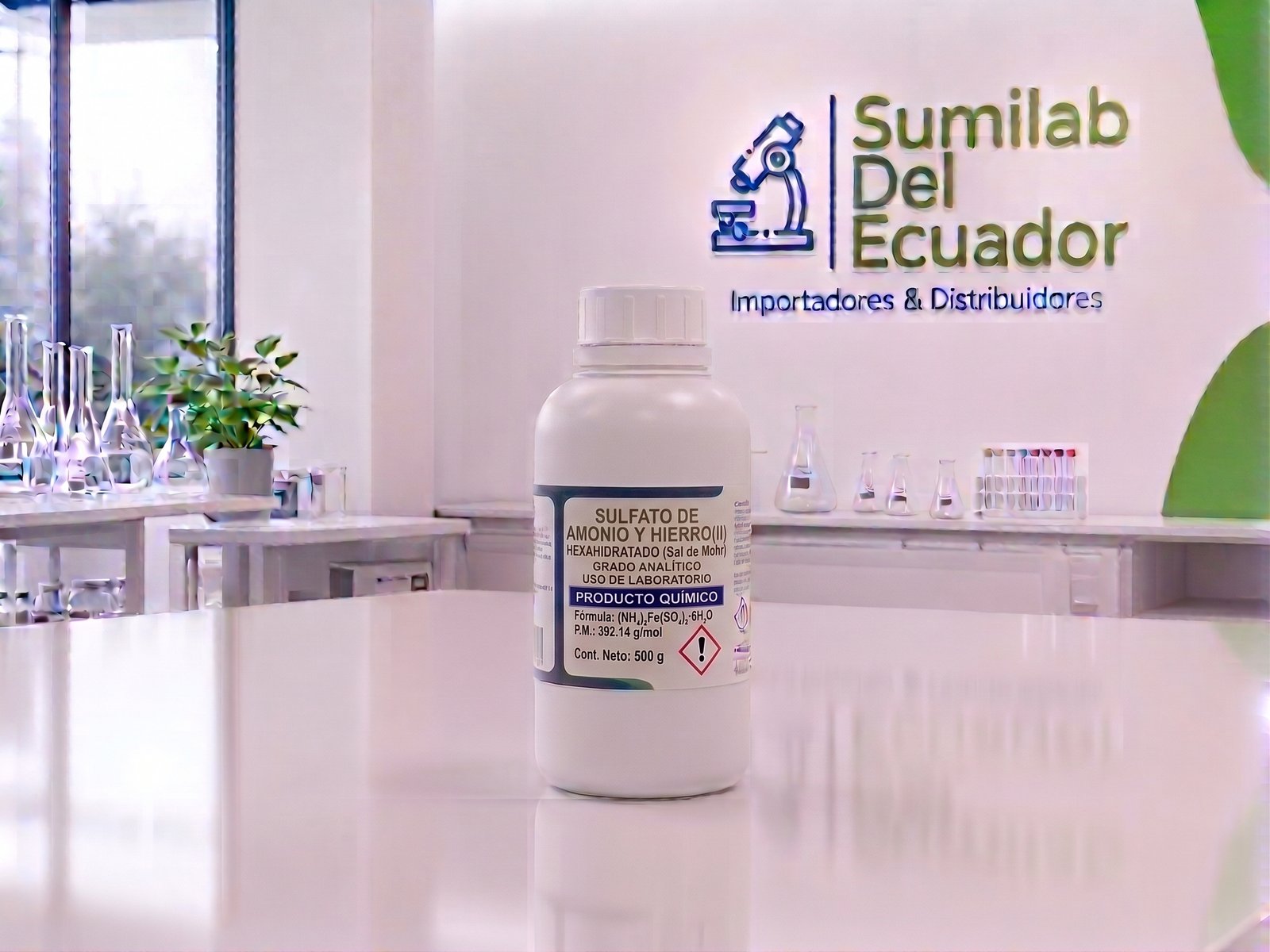 Sulfato de Amonio y Hierro