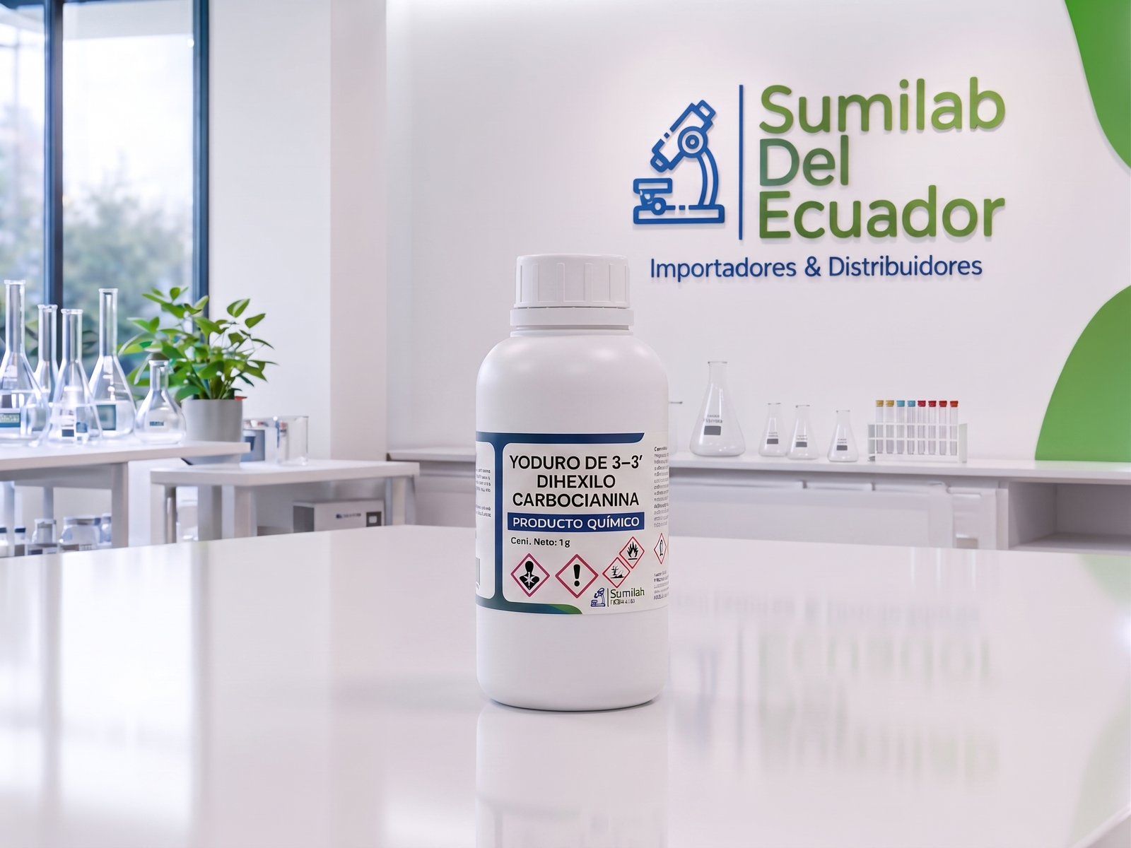 Yoduro de 3 - 3 Dihexilo Carbocianina